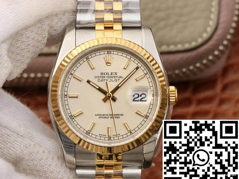 Datejust 116233 Gold Rolex AR Factory Yellow 36MM 1228